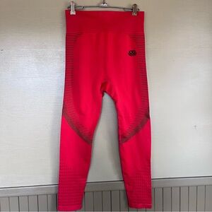 Engineered Life Red High Waist Leggings Medium